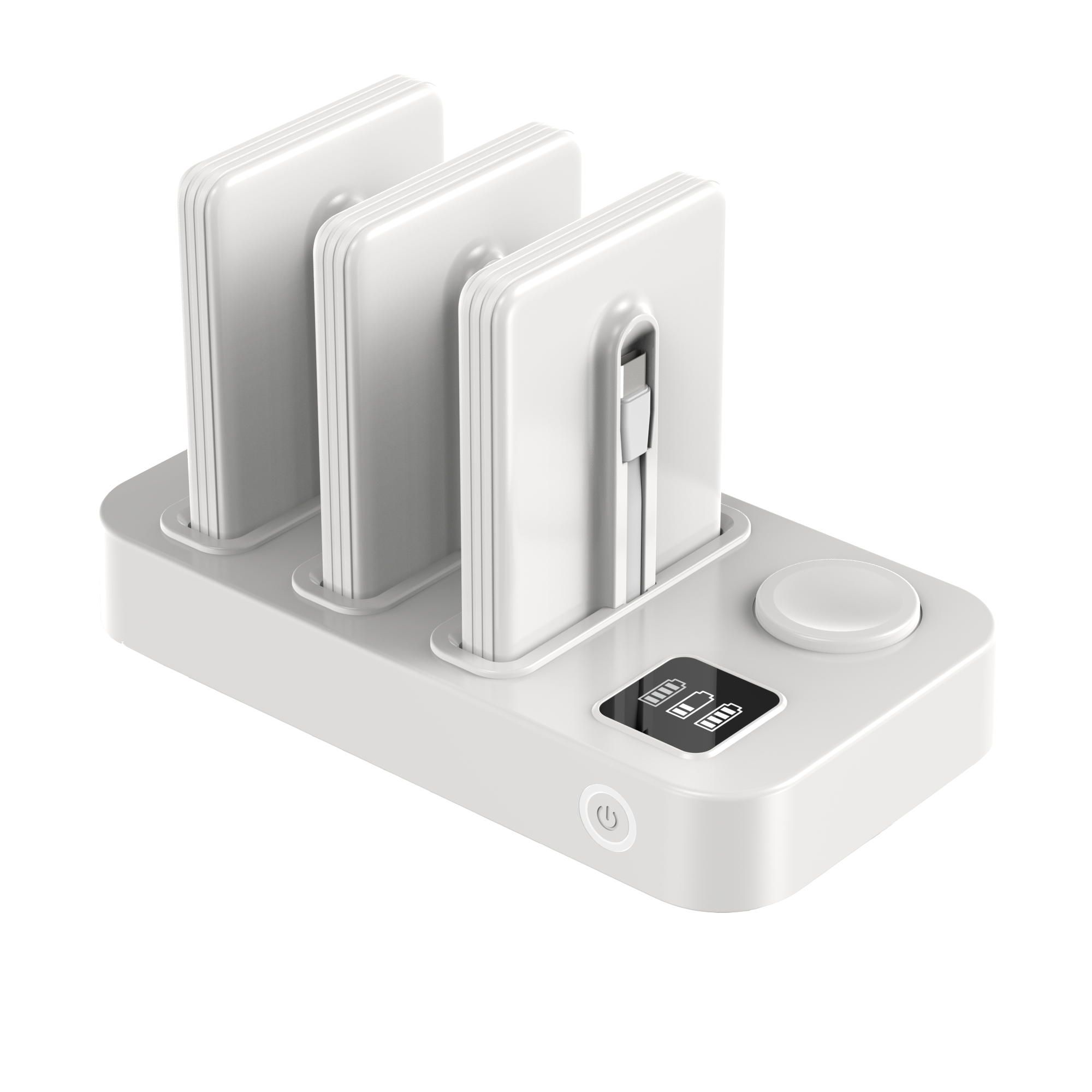 Famaily Power Hub with 3 Magnetic charger