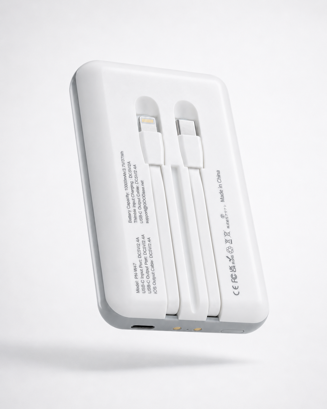 Family Power Hub, 3-Pack 10000mAh Portable Charger